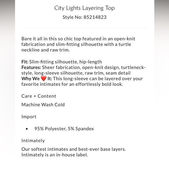 Free People City Lights layering top - Picture 7 of 7